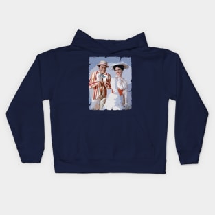 photo poster of two comedian legends Kids Hoodie